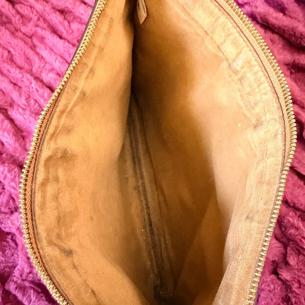 MCM Cognac Visetos Monogram Leather Wristlet with Black Accents - Picture 6 of 6